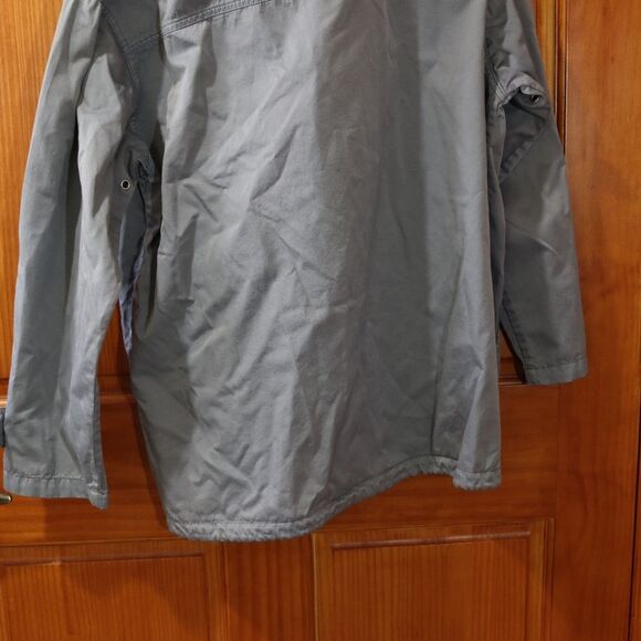 Vintage DKNY Classic Gray Utility Light Jacket Windbreaker Jacket Small - Picture 12 of 16